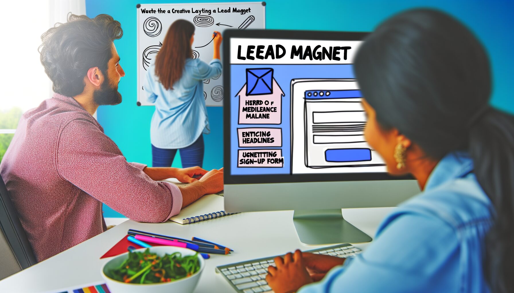 creating lead magnets to encourage email sign ups