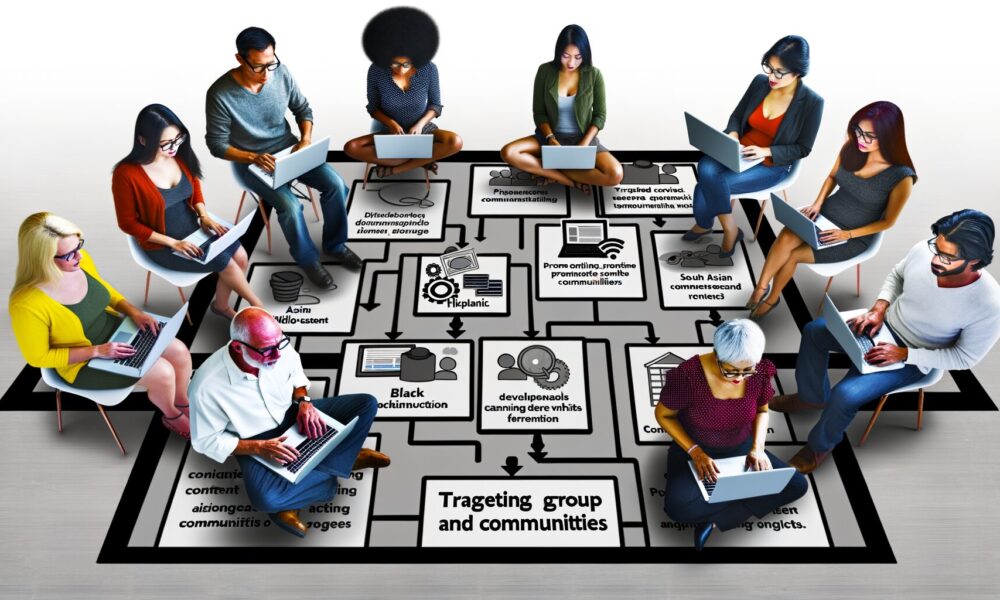 promoting your content in targeted groups and communities